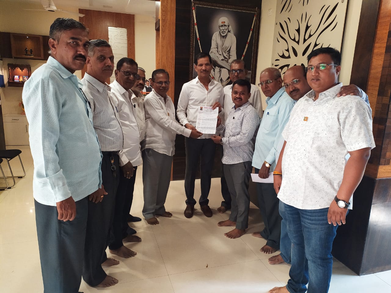 चिंचवड मतदारसंघातील भाजप उमेदवार लक्ष्मण जगताप यांना देवांग कोष्टी समाजाचा पाठिंबा