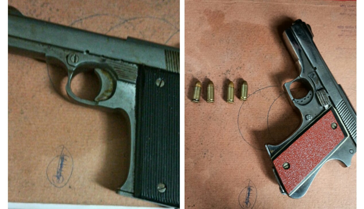 विक्रीसाठी आणलेली २ पिस्तुले, ४ काडतुसांसह आरोपी गजाआड; युनिट तीनची कारवाई