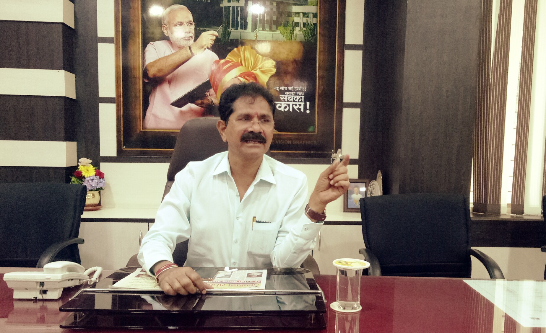 एकनाथ पवार यांचा सत्तारूढ पक्षनेतेपदाचा तडकाफडकी राजीनामा..!