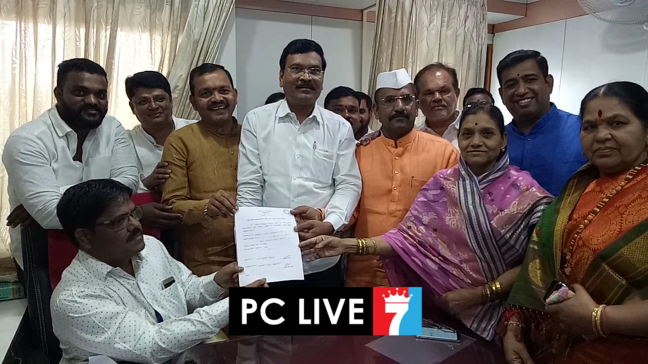 स्थायी समिती सभापती पदासाठी भाजपाकडून संतोष लोंढे यांचा अर्ज दाखल