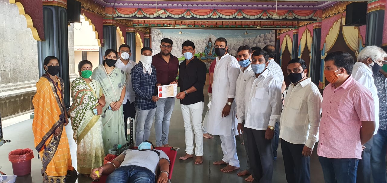 राष्ट्रवादी कॉंग्रेस पार्टीच्या वर्धापन दिनानिमित्त पिंपळे सौदागरमध्ये रक्तदान शिबीर संपन्न