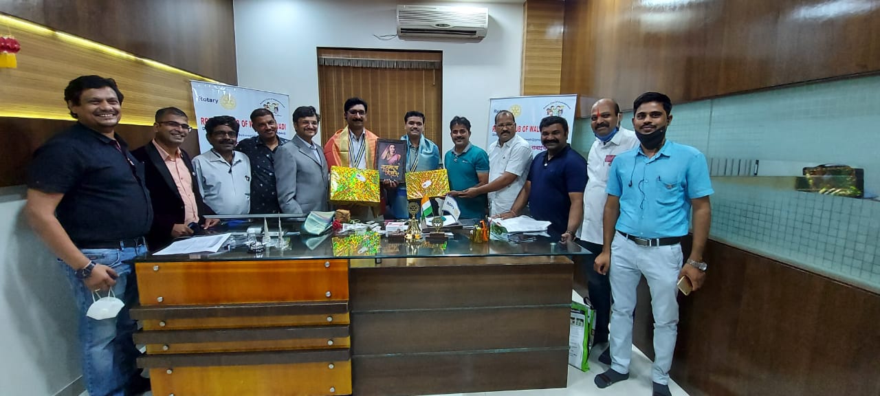 रोटरी क्लब ऑफ वाल्हेकरवाडीच्या अध्यक्षपदी सचिन काळभोर यांची नियुक्ती