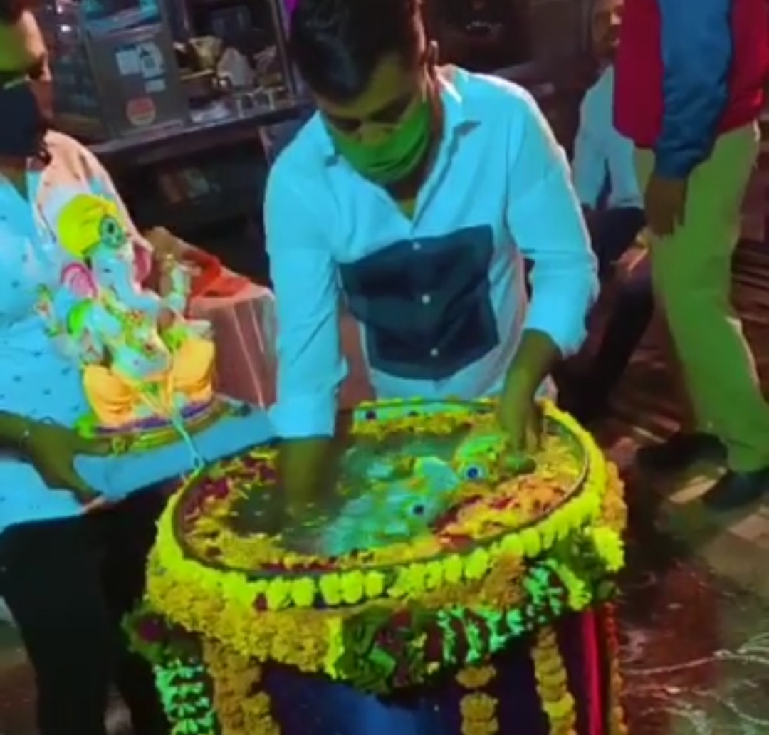 पिंपरी चिंचवडमध्ये शांततेत बाप्पांना निरोप..!