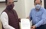 राज्य सरकारला वैद्यकीय साहित्याचा पुरवठा पुन्हा सुरू करा; खासदार श्रीरंग बारणे यांची केंद्रीय आरोग्य मंत्री हर्षवर्धन यांच्याकडे मागणी