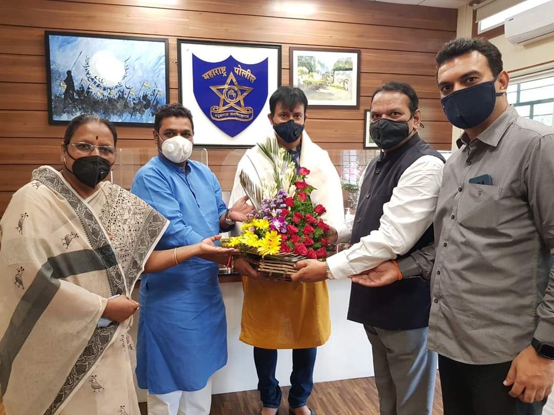 अवैध धंद्याला आळा घाला, गुन्हेगाराच्या पोशिंद्यांवर चाप बसवा; शिवसेनेच्या शिष्टमंडळाने घेतली नवनियुक्त पोलीस आयुक्तांची भेट..!