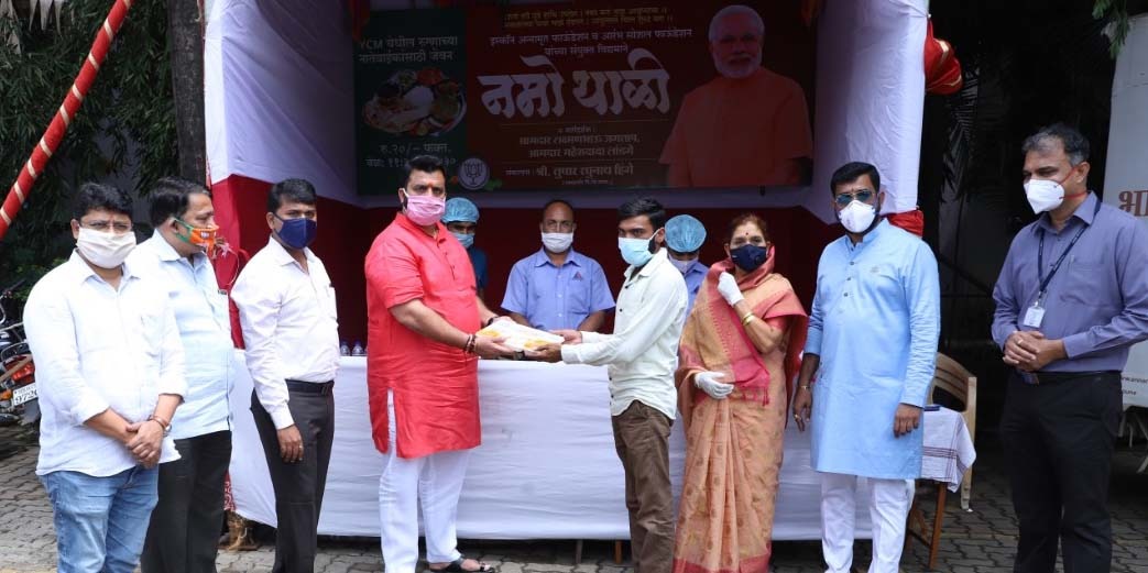 वायसीएम रूग्णालयात रूग्णांसाठी 'नमो थाळी', उपमहापौर तुषार हिंगे यांचा सेवाभावी उपक्रम..!