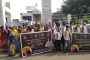 योगी सरकार विरोधात पिंपरीत 'आप'ची निदर्शने