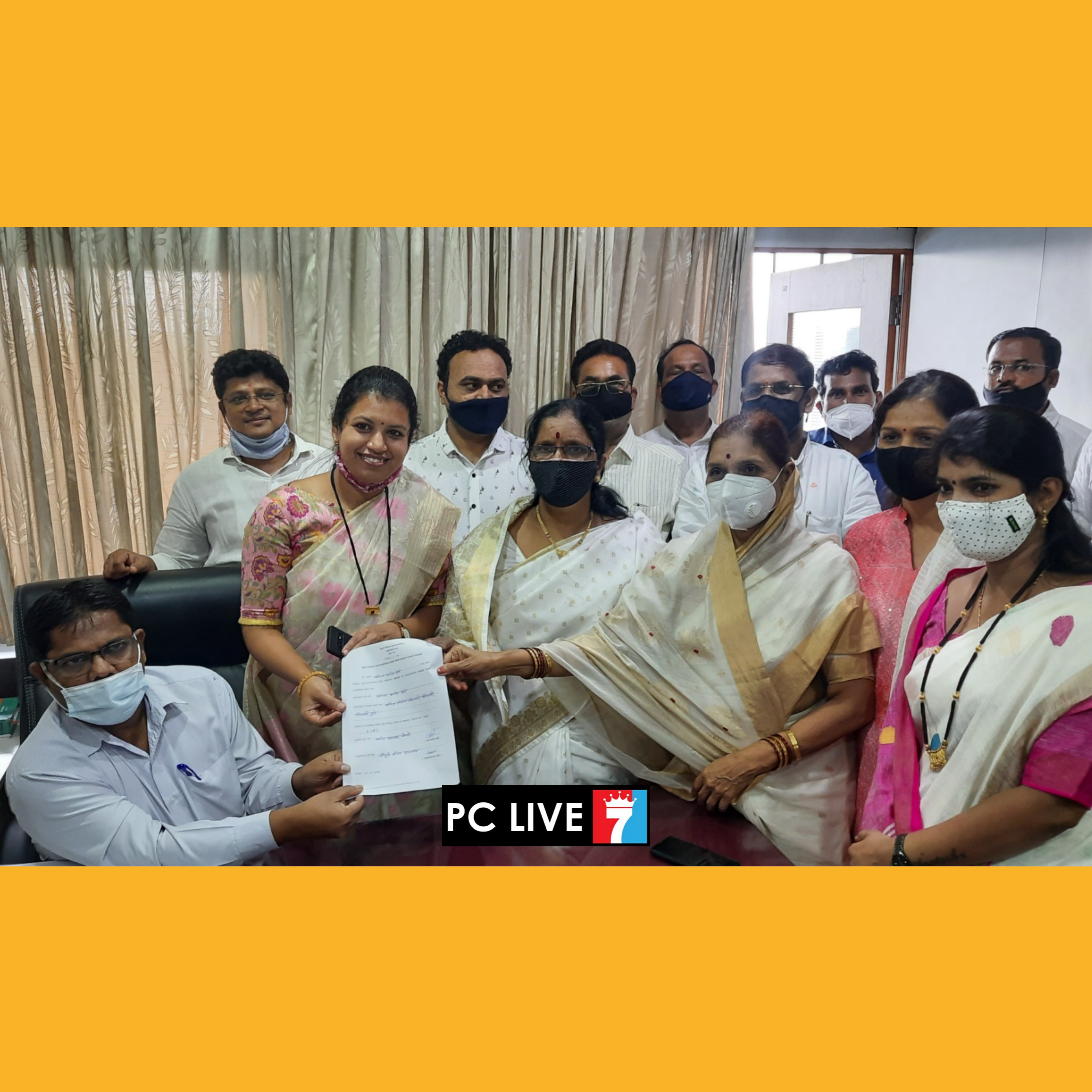 महापालिका विषय समितींच्या सभापती पदासाठी भाजपाकडून उमेदवारी अर्ज दाखल