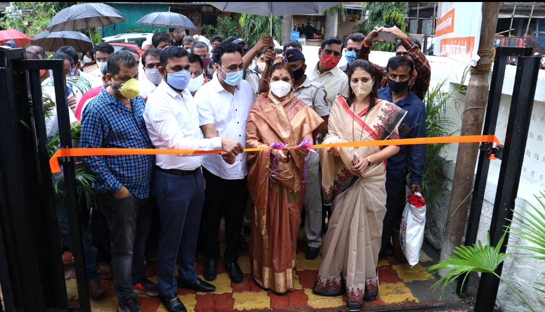 जुनी सांगवी येथील भाजी मंडईचे महापौरांच्या हस्ते उद्घाटन