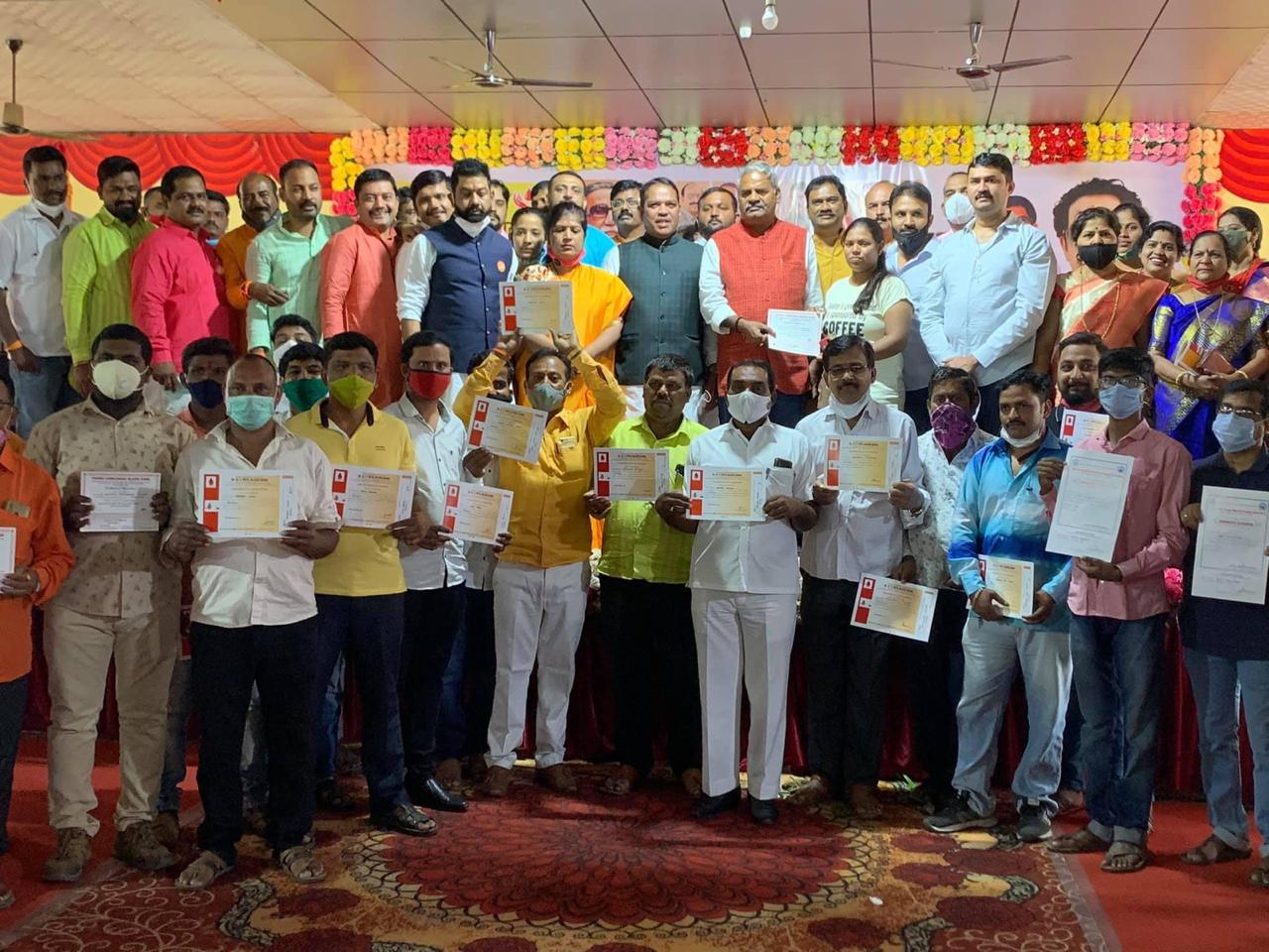 शिवसेना, युवासेना भोसरी विधानसभा आयोजित महारक्तदान शिबिरास उत्स्फूर्त प्रतिसाद; ६०० हून अधिक जणांनी केले रक्तदान..!