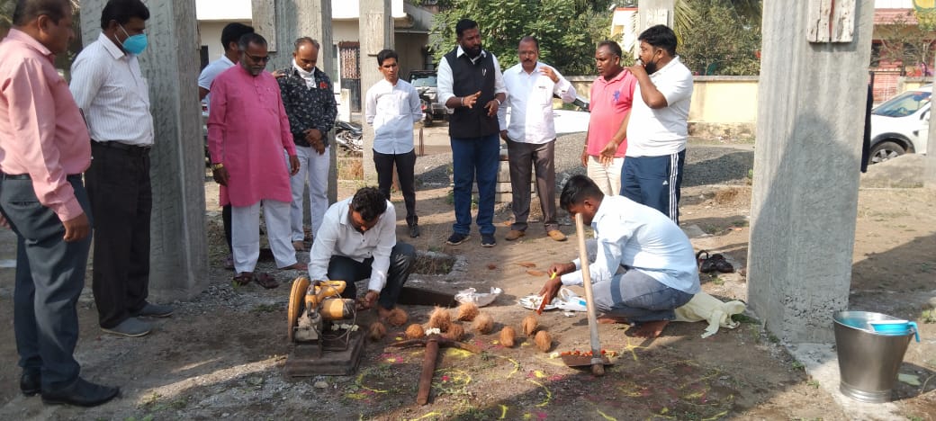 मामुर्डीत स्वामीकृपा डेव्हलपर्सच्या नवीन साईडचे भूमीपूजन