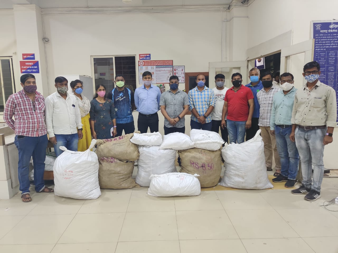 वाल्हेकरवाडीतील किराणा दुकानावर सामाजिक सुरक्षा विभागाचा छापा; अडीच लाखांचा गुटखा जप्त