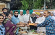 अरूण पवार व बालाजी पवार कुटुंबियांच्यावतीने श्रीराम मंदिर व दुर्ग संवर्धनासाठी निधीचे हस्तांतरण