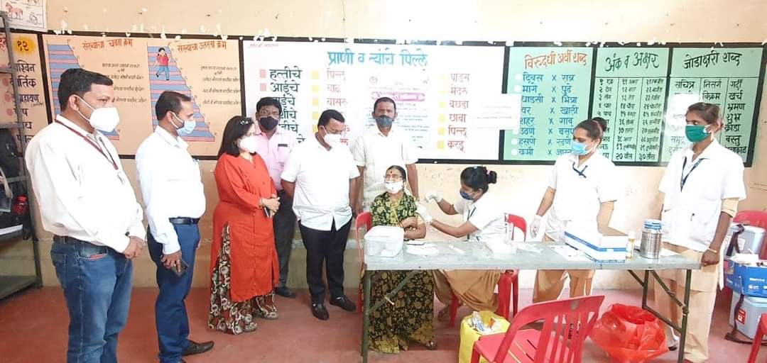 पिंपरी चिंचवडमध्ये कोविड-१९ लसीकरणाचा १ लाखाचा टप्पा पूर्ण..!