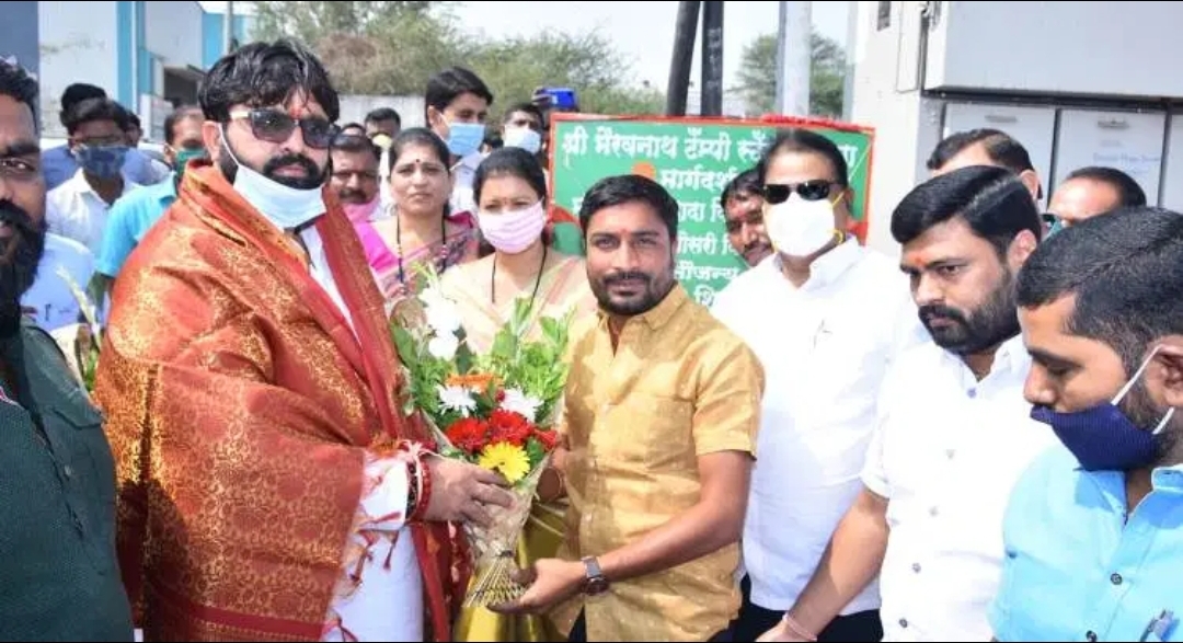 तळवडे येथील भैरवनाथ टेम्पो स्टँडचे आमदार महेश लांडगे यांच्या हस्ते उद्घाटन