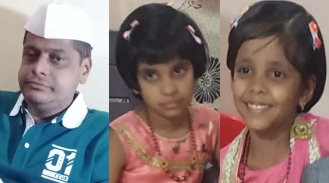 तळेगाव ढमढेरे येथे दोन मुलींसह पित्याची आत्महत्या