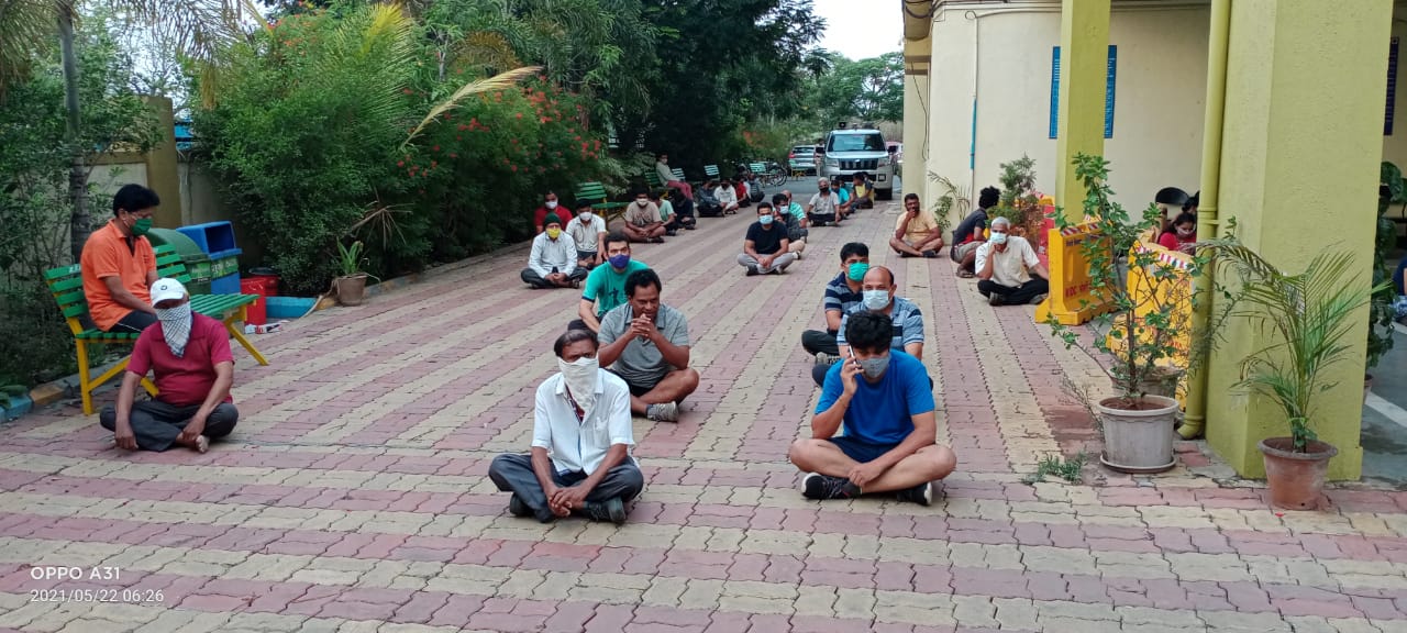 मॉर्निंग वॉकच्या नावाखाली विनाकारण बाहेर फिरणाऱ्या ७० नागरिकांवर भोसरी एमआयडीसी पोलीसांची कारवाई