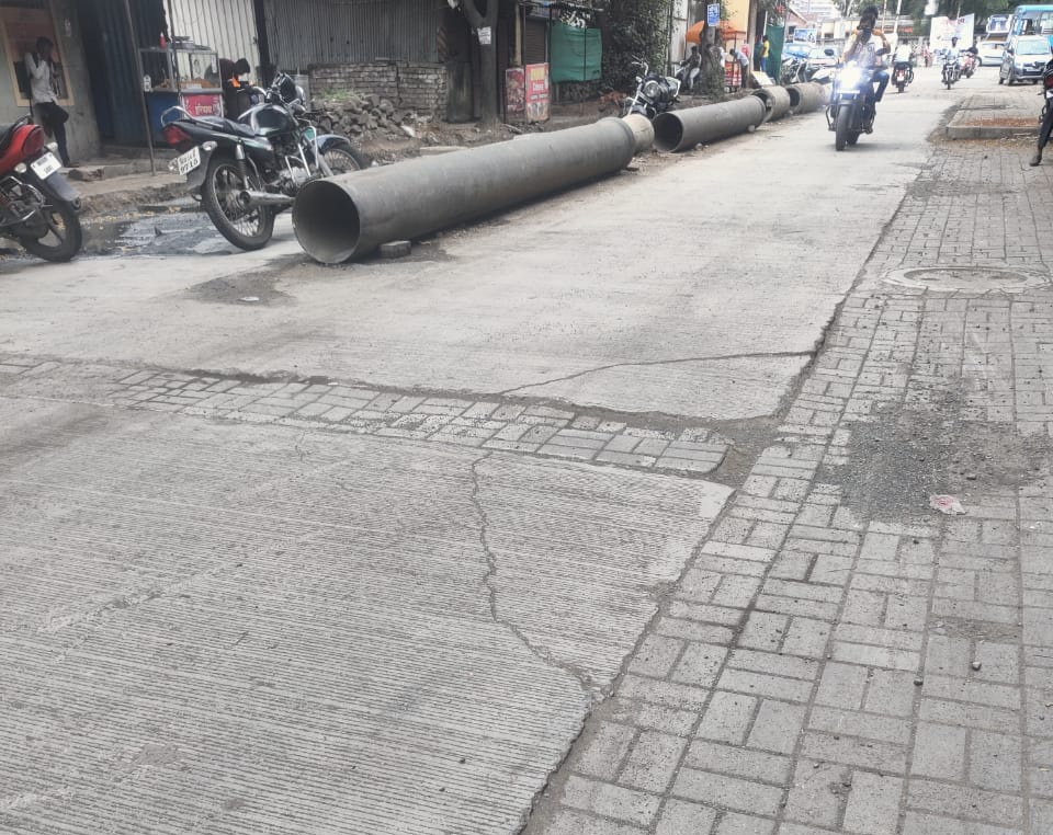 मोहननगर येथील सिमेंट काँक्रीटच्या रस्त्याच्या कामाची सखोल चौकशी करा - मारूती भापकर