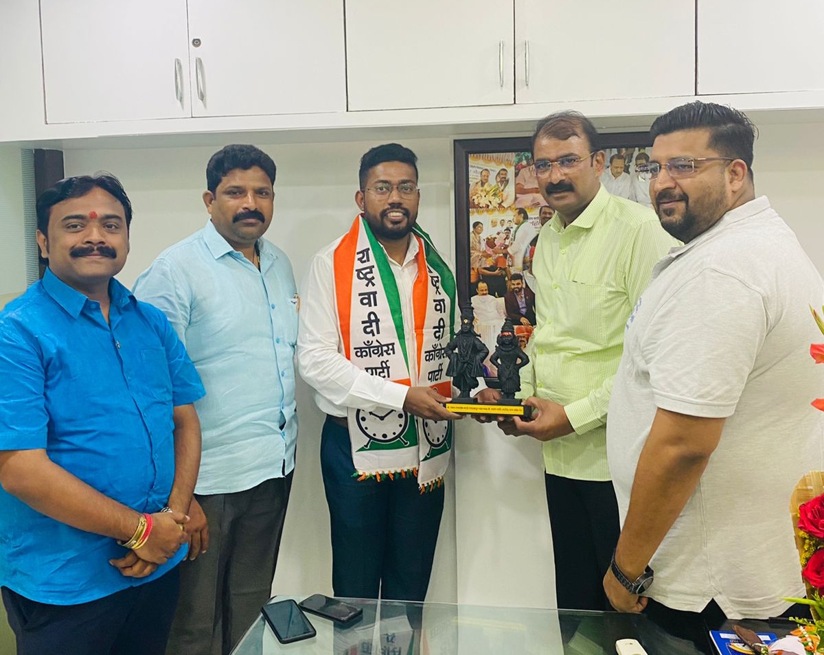 प्रहारला खिंडार.. कार्याध्यक्ष पंकज बगाडे यांचा राष्ट्रवादीत प्रवेश