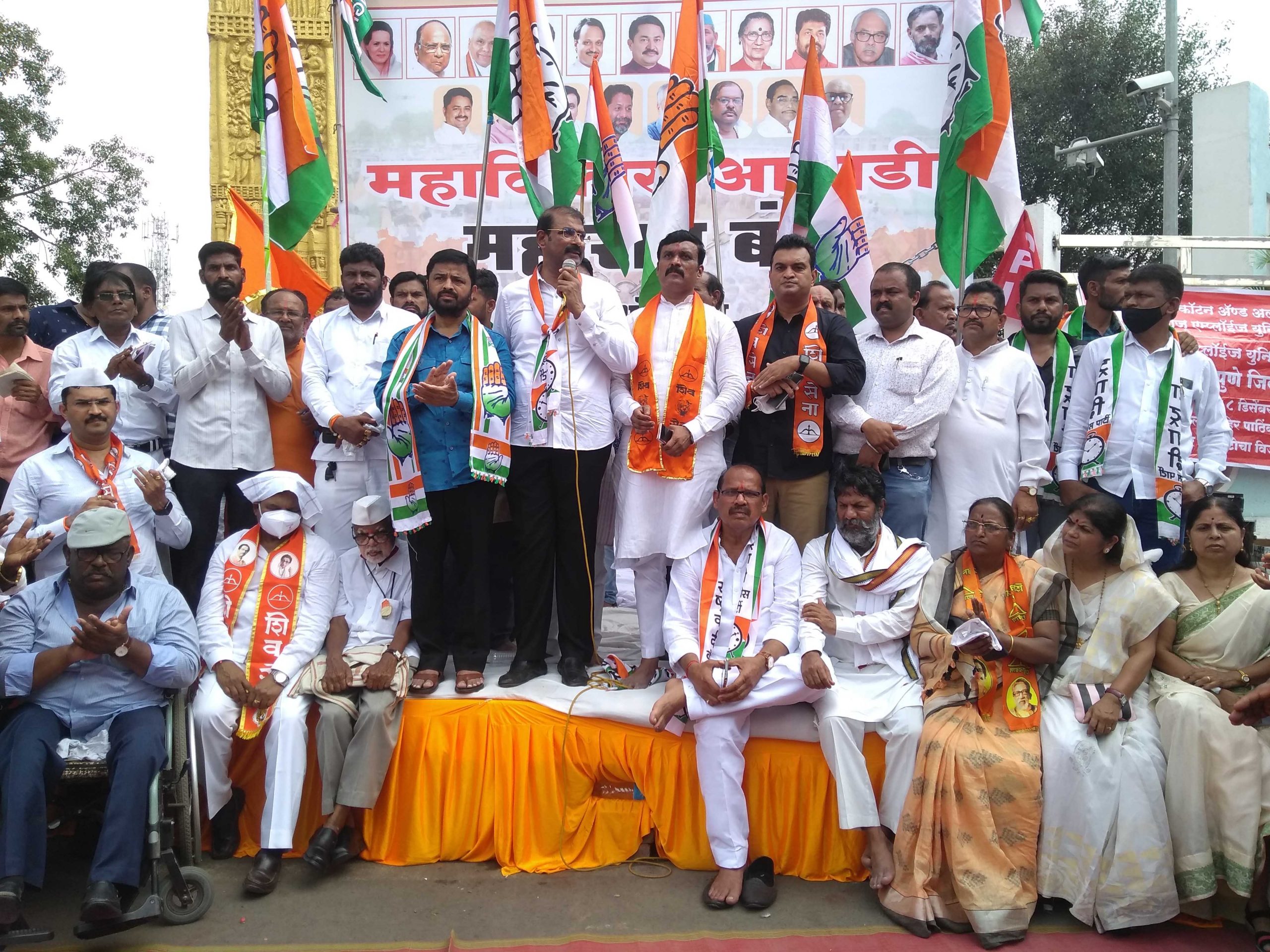 सोमवारचा 'महाराष्ट्र बंद' यशस्वी - संजोग वाघेरे पाटील