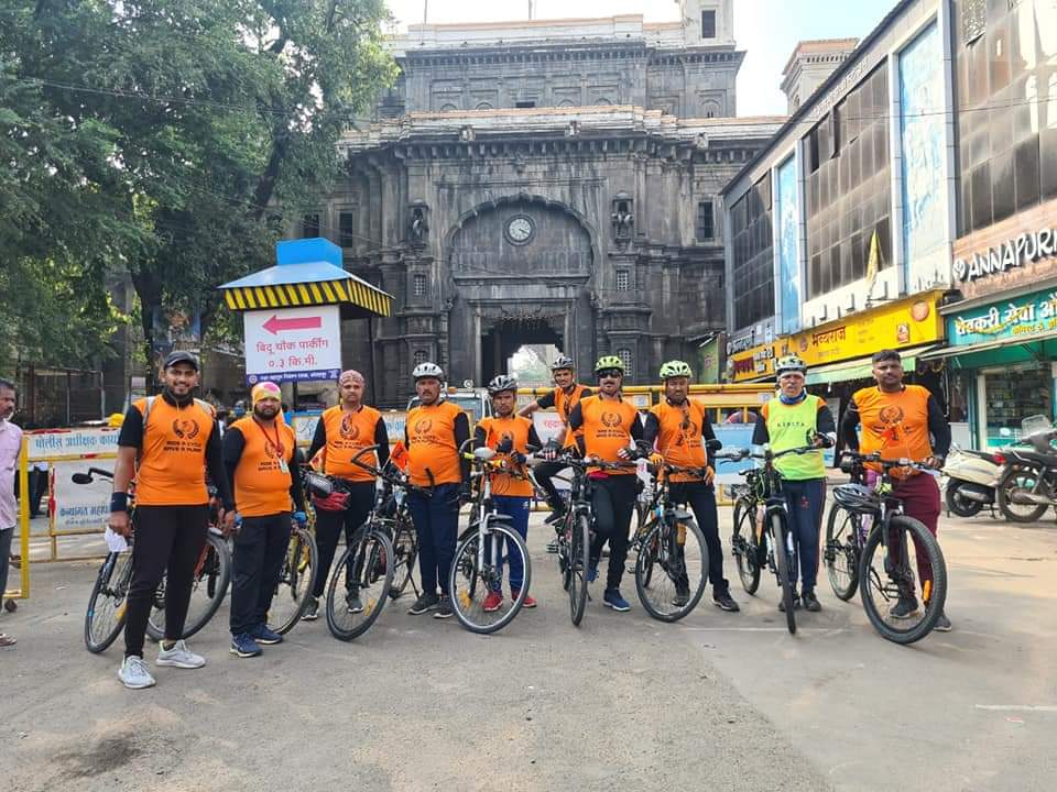 पर्यावरणाचा संदेश देत पिंपळे निलख येथील सायकलस्वारांनी केली गोवा राईड फत्ते..!
