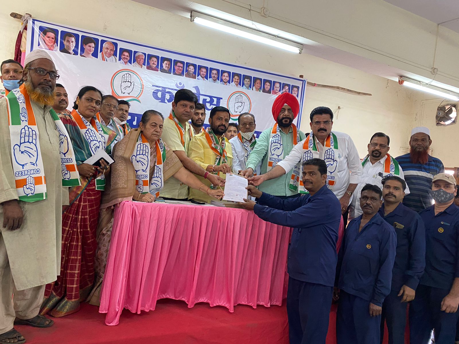 कामगारांच्या नोंदणीने पिंपरी चिंचवड शहर काँग्रेस सदस्य अभियानास सुरूवात