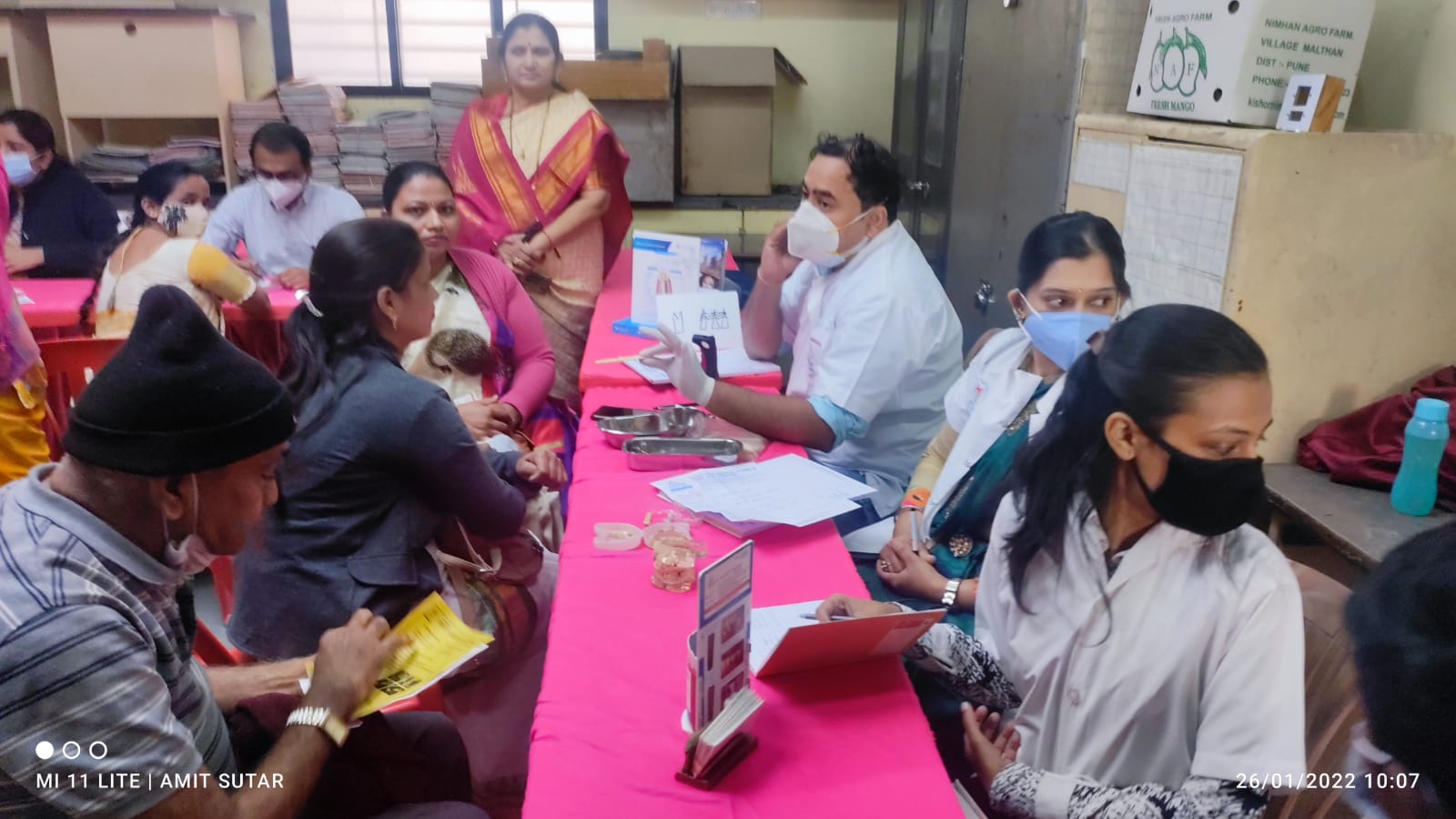 पिंपळे निलख येथे प्रजासत्ताक दिनानिमित्त कै. नारायणराव चोंधे शिक्षण संस्थेच्या वतीने आरोग्य शिबिर संपन्न