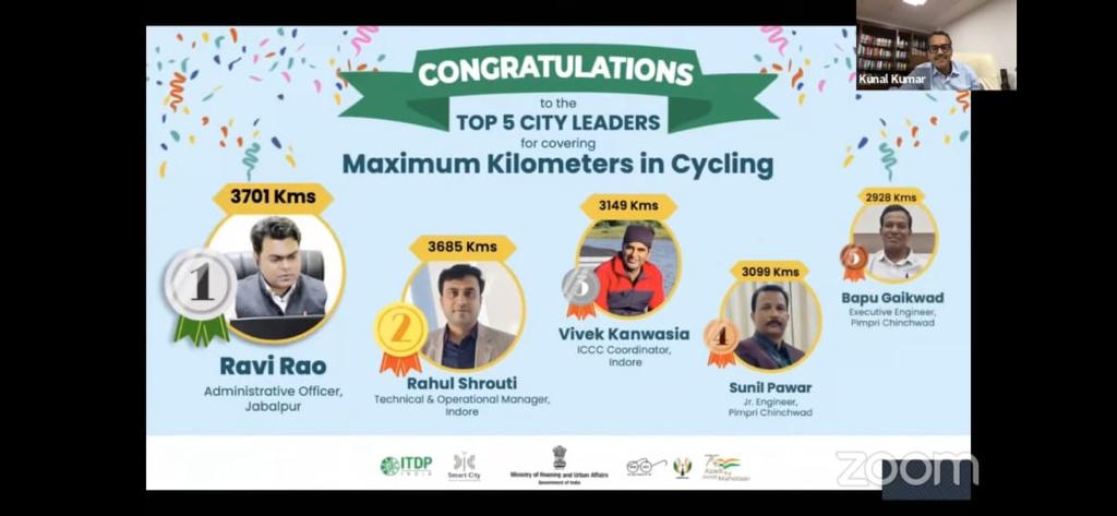 'इंडिया सायकल फॉर चॅलेंज' स्पर्धेत पिंपरी-चिंचवडचा तिसरा क्रमांक