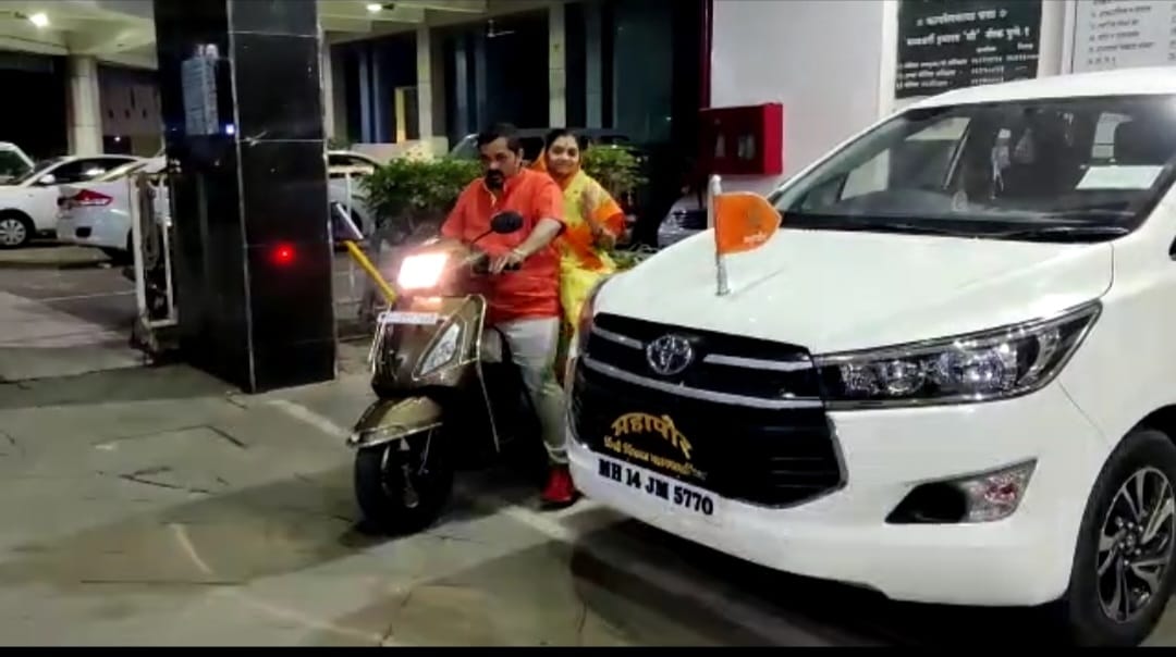 महापालिकेतील कार्यकाळ संपल्याने महापौर माई ढोरे यांचे वाहन सरकारजमा