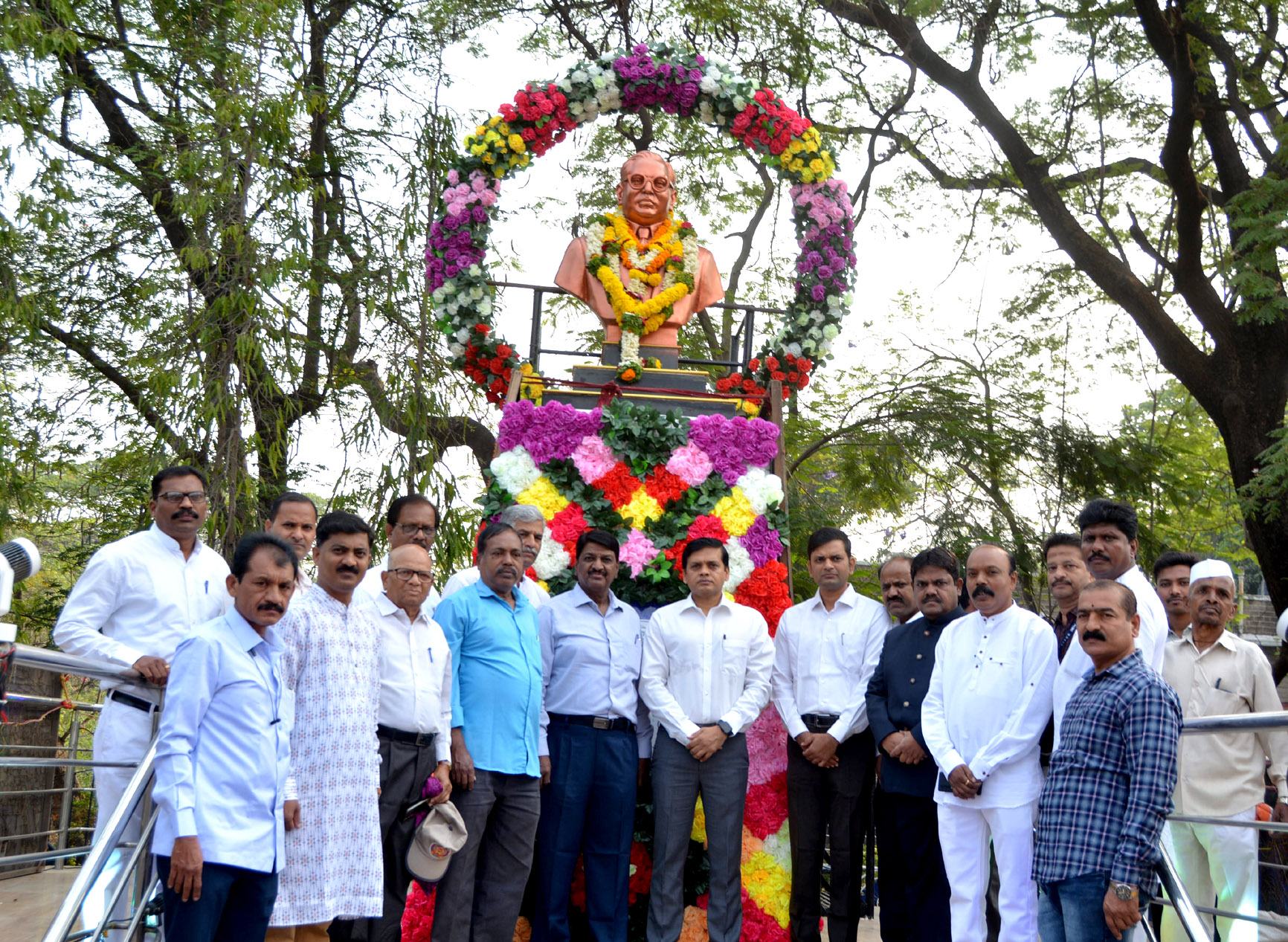 महापालिकेच्या वतीने डॉ. बाबासाहेब आंबेडकर यांची जयंती मोठ्या उत्साहात साजरी