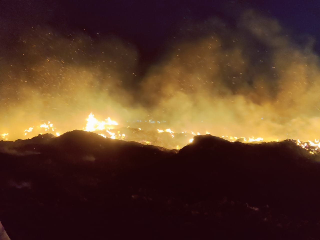 मोशीतील कचरा डेपोला शनिवारी पुन्हा आग