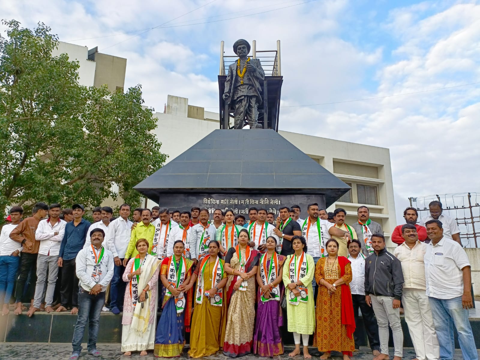 पिंपरी चिंचवड राष्ट्रवादी काँग्रेस ओबीसींच्या वतीने आनंदोत्सव साजरा