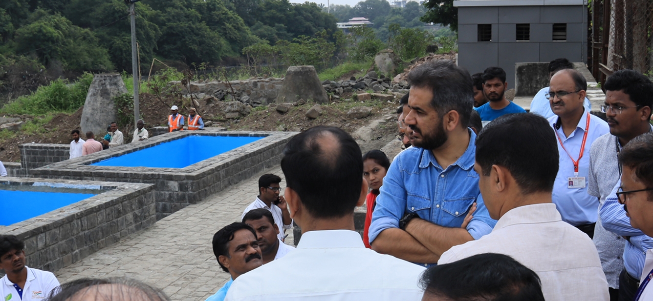 गणेश विसर्जन घाटांवर महापालिकेकडून सुसज्ज यंत्रणा तैनात - आयुक्त शेखर सिंह