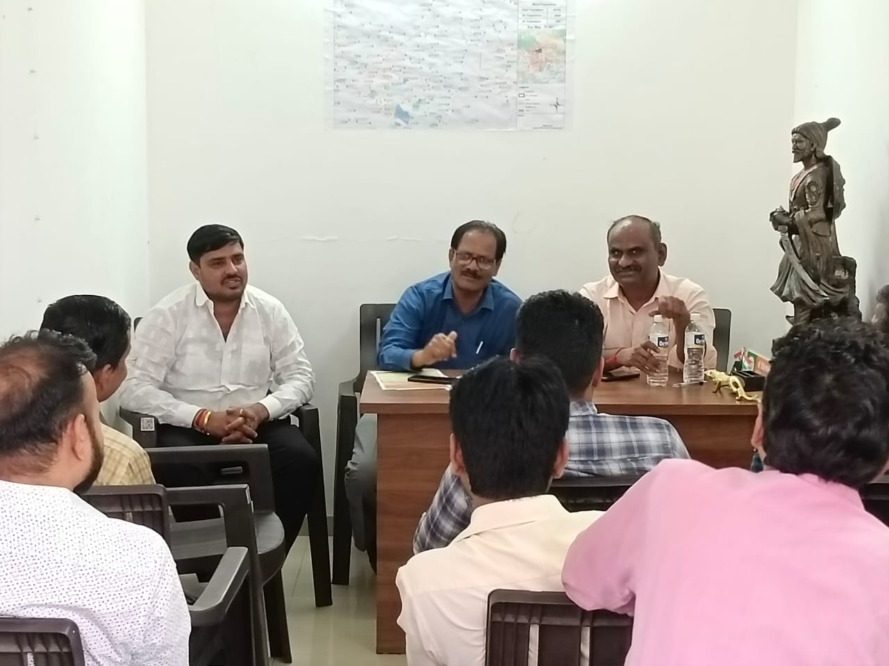 कुदळवाडीत गोवरच्या उपाययोजनां संदर्भात आढावा बैठक संपन्न