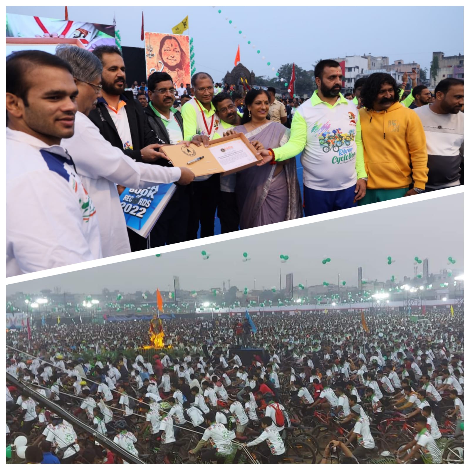 वसुंधरा संवर्धन जागृतीसाठी सायकलींचा महापूर उसळला!