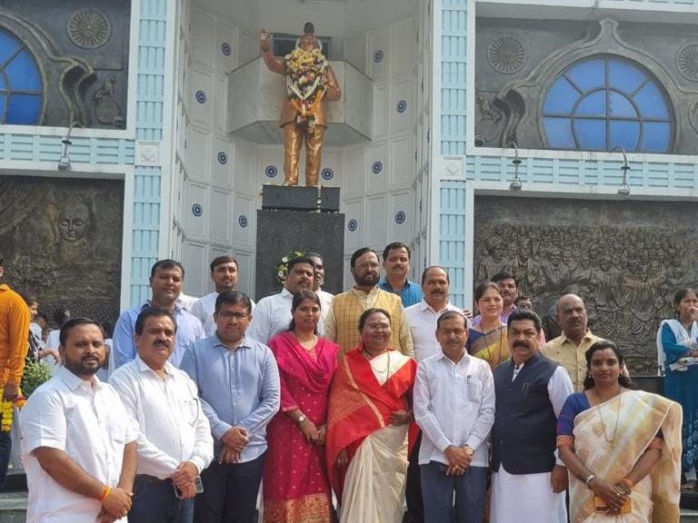 महामानव डॉ. बाबासाहेब आंबेडकर यांना भाजपातर्फे अभिवादन