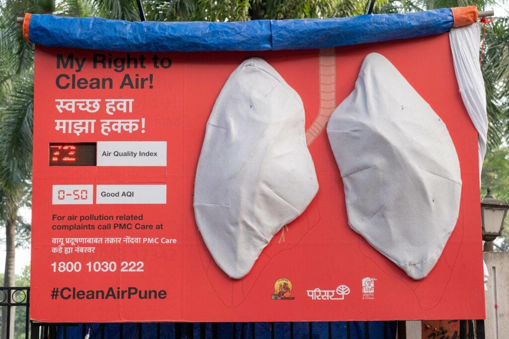 हवेची दैनंदिन प्रदूषण पातळी तपासण्यासाठी महापालिका पिंपरी चौकात उभारणार 'फुफ्फुसाचे बिलबोर्ड'