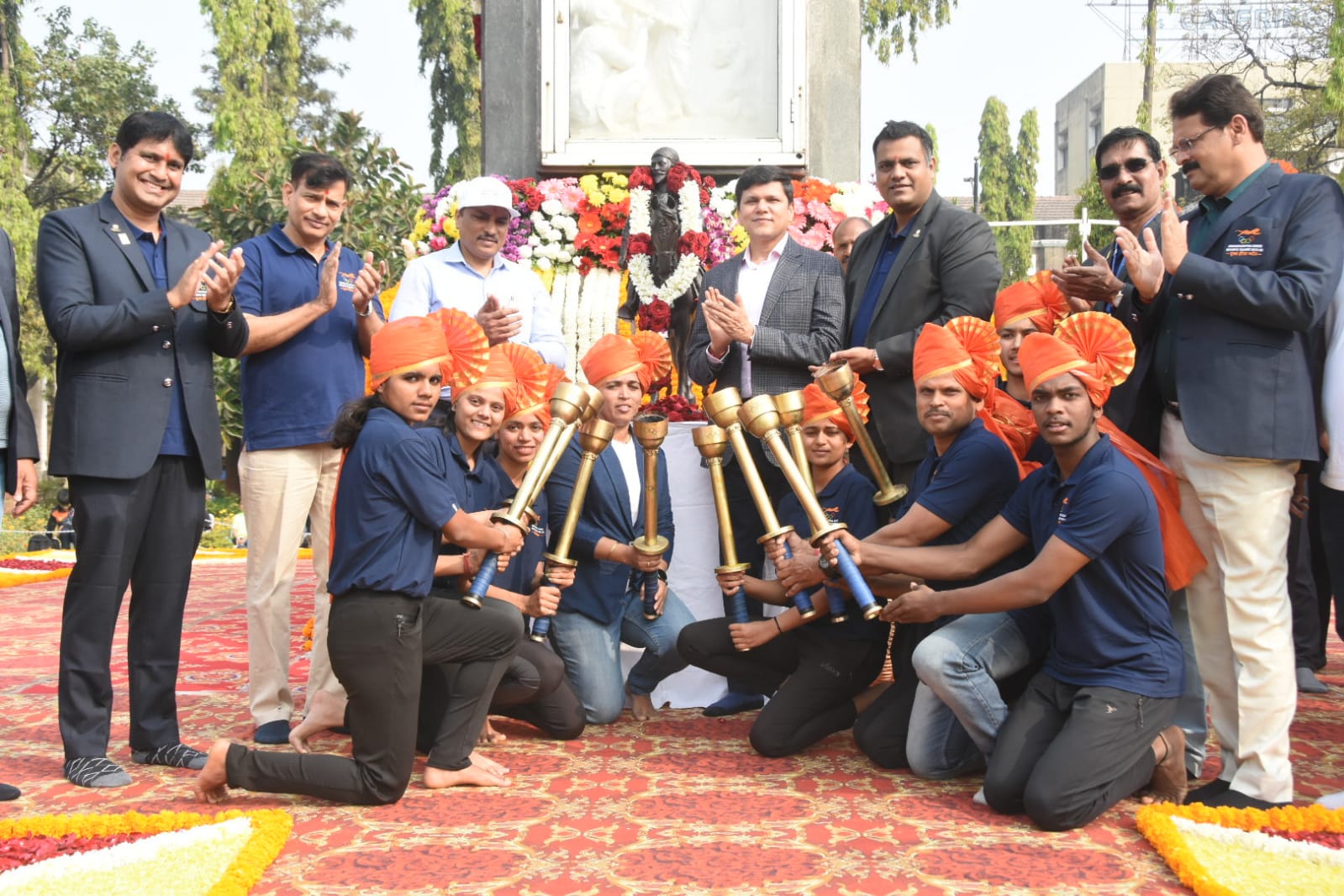 महाराष्ट्र राज्य ऑलिम्पिक क्रीडा स्पर्धेच्या मुख्य क्रीडाज्योत रॅलीचा शुभारंभ
