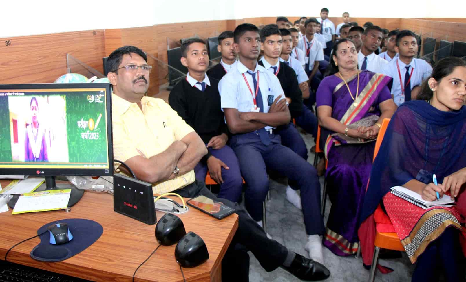 पंतप्रधान नरेंद्र मोदींचा “परीक्षा पे चर्चा” या कार्यक्रमांतर्गत पिंपरी चिंचवड मधील विद्यार्थ्यांशी संवाद