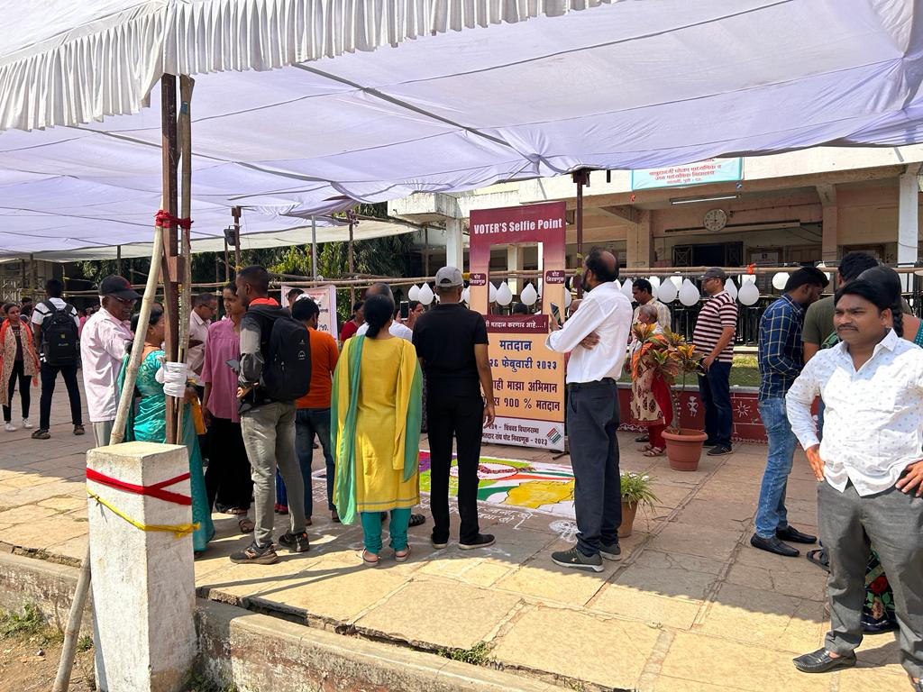 चिंचवड पोटनिवडणूक : दुपारी ३ वाजेपर्यंत ३०.५५ टक्के मतदान