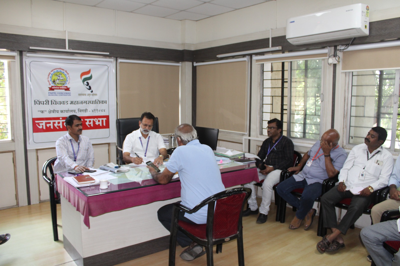 ड्रेनेज लाईन्स दुरूस्त करा, पादचारी मार्गावरील अतिक्रमणे हटवा; जनसंवाद सभेत नागरिकांच्या तक्रारी