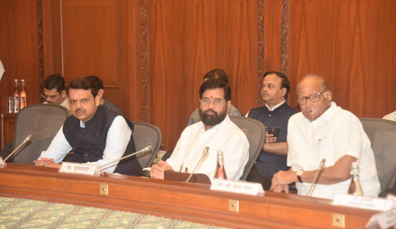 मराठा आरक्षणविषयक सर्वपक्षीय बैठकीत एकमुखी ठराव