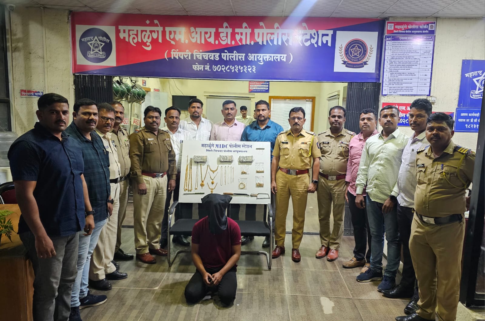 स्कुटीच्या चाकावरून घरफोडी करणाऱ्या आरोपीच्या आवळल्या मुसक्या; महाळुंगे एमआयडीसी पोलिसांच्या कारवाईत २९ लाखांचा मुद्देमाल हस्तगत