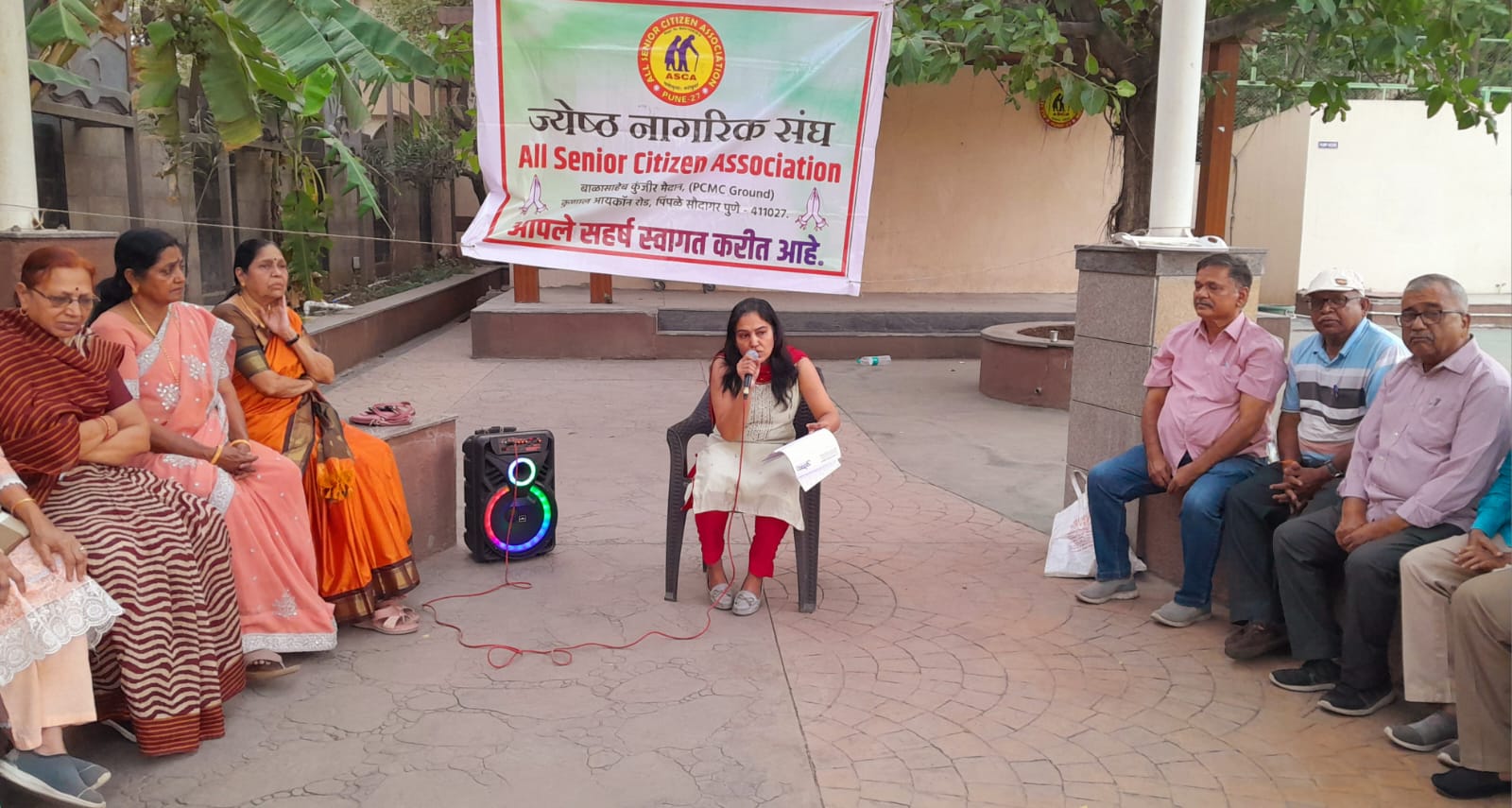 पिंपळे सौदागरमध्ये ज्येष्ठ नागरिकांना आरोग्याबाबत मार्गदर्शन