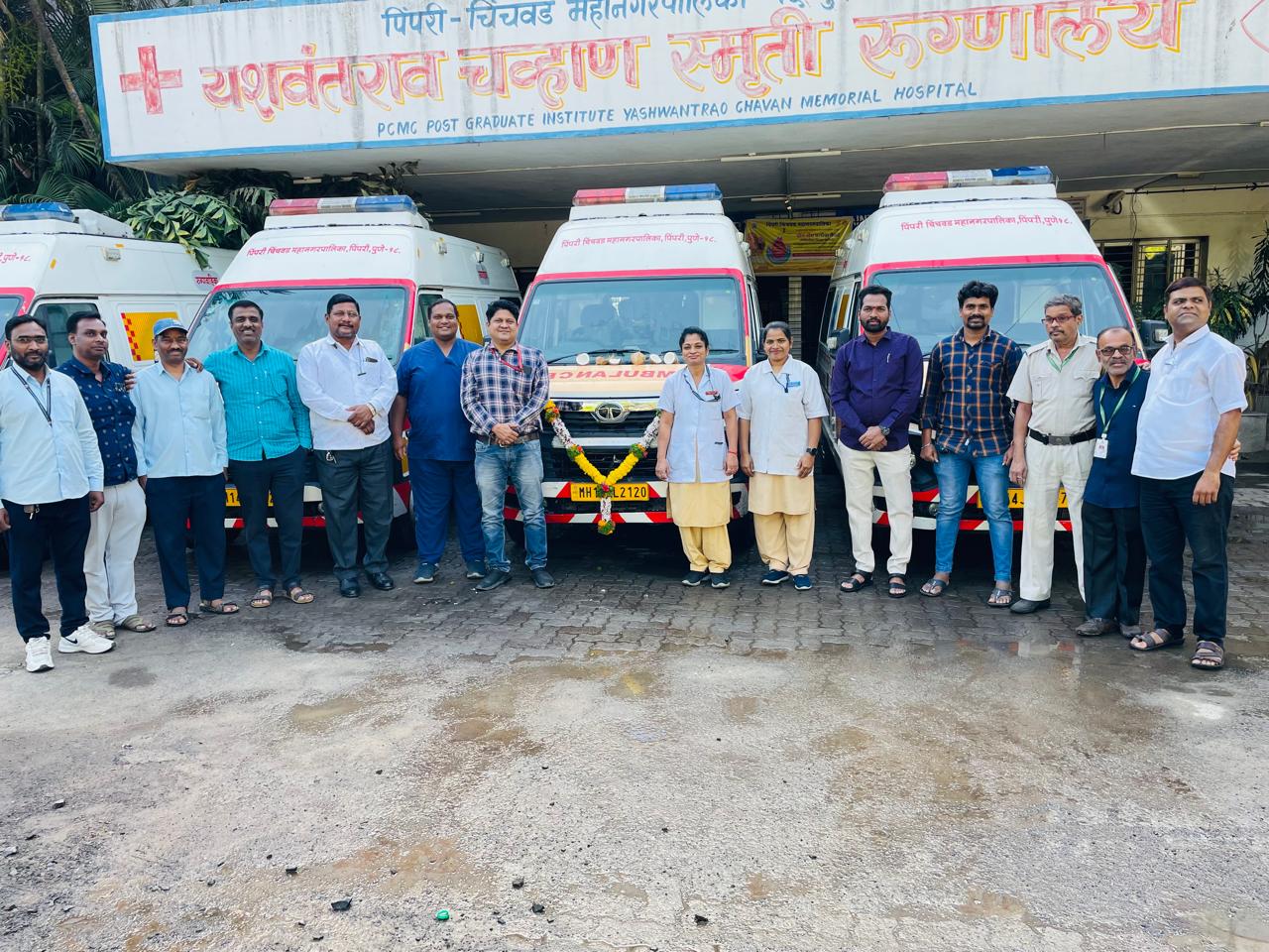 एक दिवस निःशुल्क रुग्णवाहिका सेवा.. मारुती जाधव यांचा वाढदिवस स्तुत्य उपक्रमाने साजरा