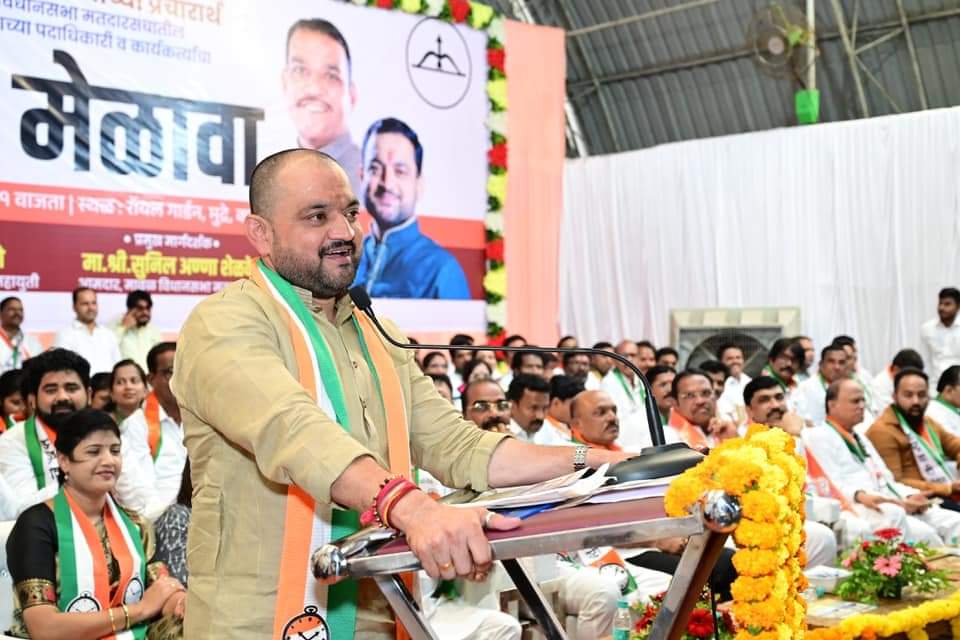 श्रीरंग बारणे यांना सर्वाधिक मताधिक्य देण्याची जबाबदारी राष्ट्रवादी काँग्रेसची - सुनील शेळके