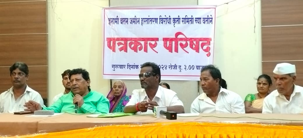 वतन इनामी जमिनीचा प्रश्न सोडवा, अन्यथा स्वातंत्र्य दिनावर बहिष्कार घालू - तानसेनभाई ननावरे