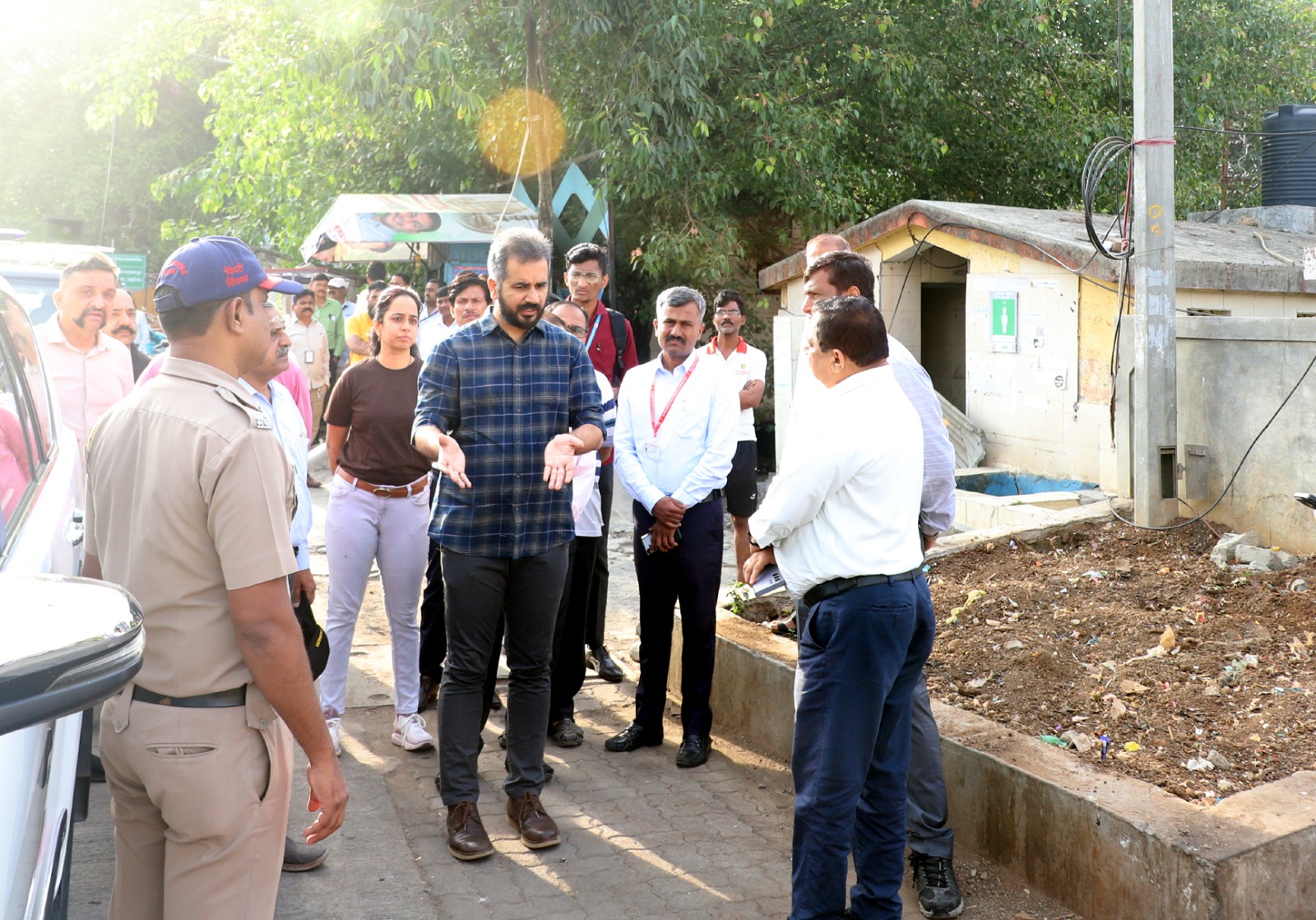 आयुक्त शेखर सिंह यांनी केली नालेसफाईच्या कामांची पाहणी; प्रलंबित कामे तातडीने पूर्ण करण्याच्या सूचना