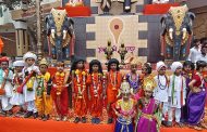 आषाढीनिमित्त जुनी सांगवी येथील अरविंद एज्युकेशन सोसायटीमध्ये बाल वारकऱ्यांनी अनुभवली पंढरीची वारी