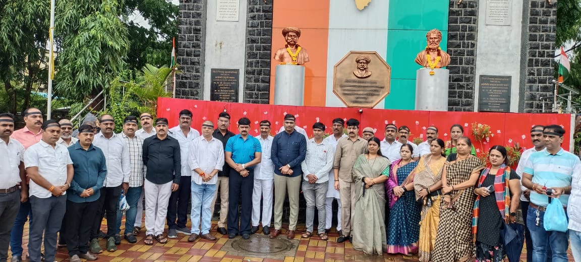 पिंपरी चिंचवडमध्ये भाजपचे काळ्या फिती बांधून “जाणीव जागर”
